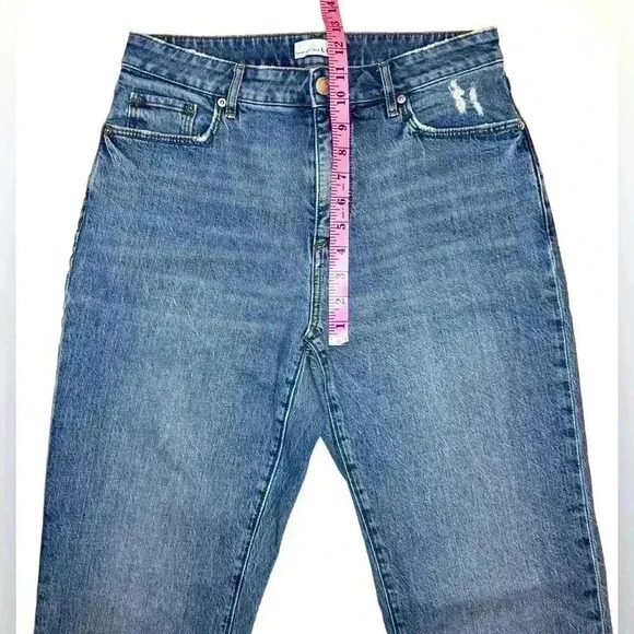 Loft Women’s Curvy High Waist Straight Crop Jeans Size- 28/6 - Picture 7 of 10